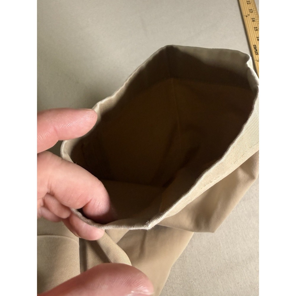 Brooks Brothers Advantage Chino Pants Size 38x32 Tan Clark Fit 100% Cotton - Picture 15 of 15